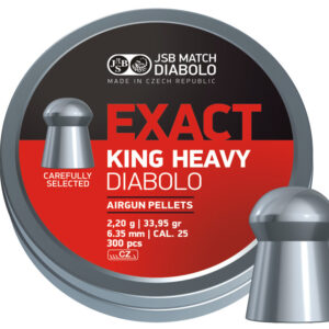 JSB エクサクト キングヘビー 6.35mm 33.95gr 300発入り
